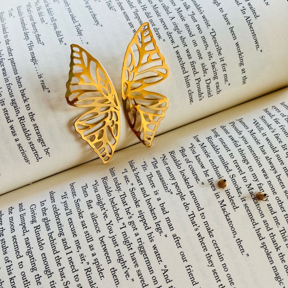 💎 Large Butterfly 🦋 Statement Earrings